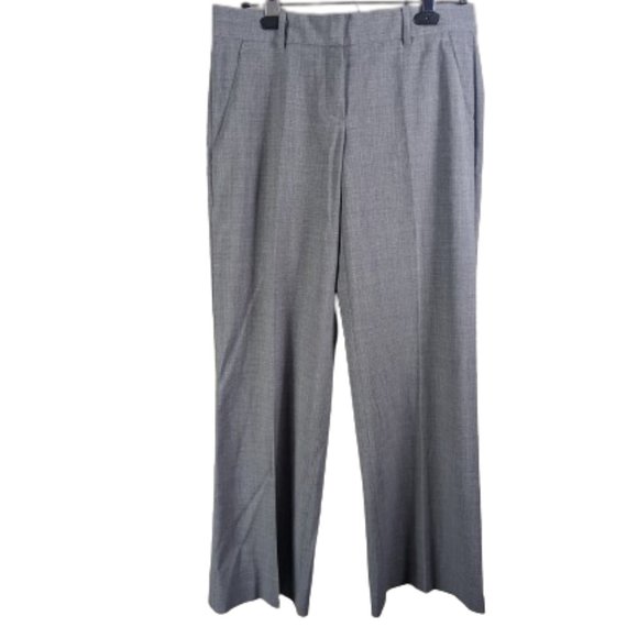 Theory Pants - Theory Women's Wool Wide leg Lightweight Grey Dress Pants Size 4